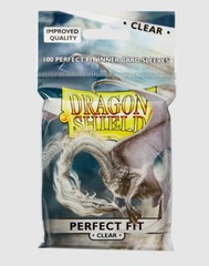 Dragon Shield Card Sleeves: Perfect Fit Clear (100) Toploading Inner Sleeves